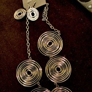 Necklace and earrings